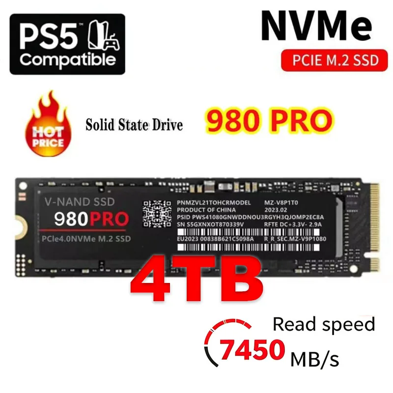 Samsung Ssd 980 Pro - High Speed 980 PRO PCIe4.0 x4