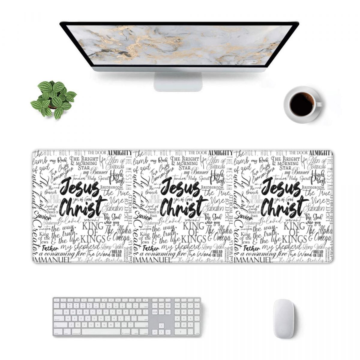 Gaming Keyboard Name - Large Mouse Pad The Names Of