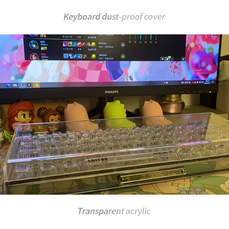 Acrylic Keyboard Clear Protect - Gaming Keyboard And Mouse For Xbox ulasan dan harga