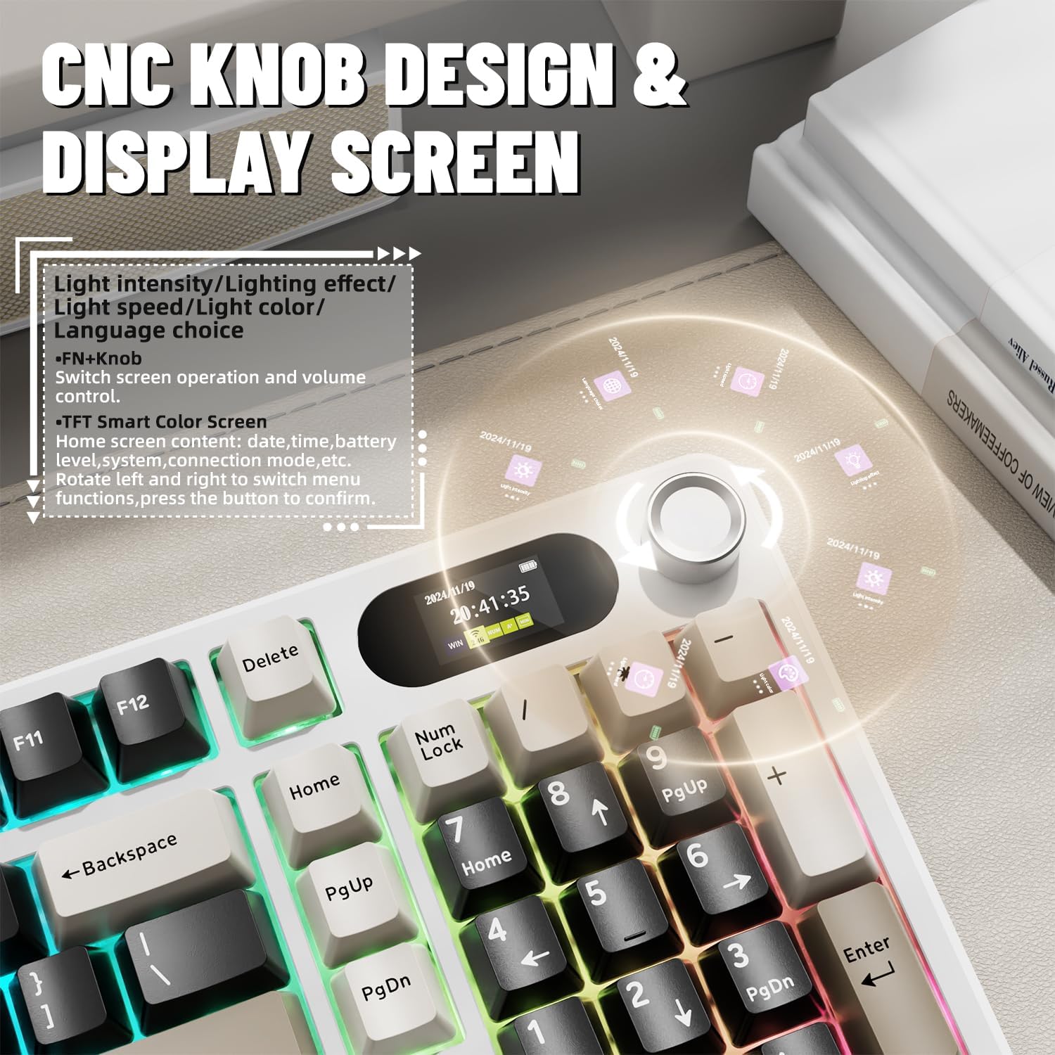 ATTACK SHARK X98Pro Wireless M - Keyboard Gaming Mac ulasan dan harga