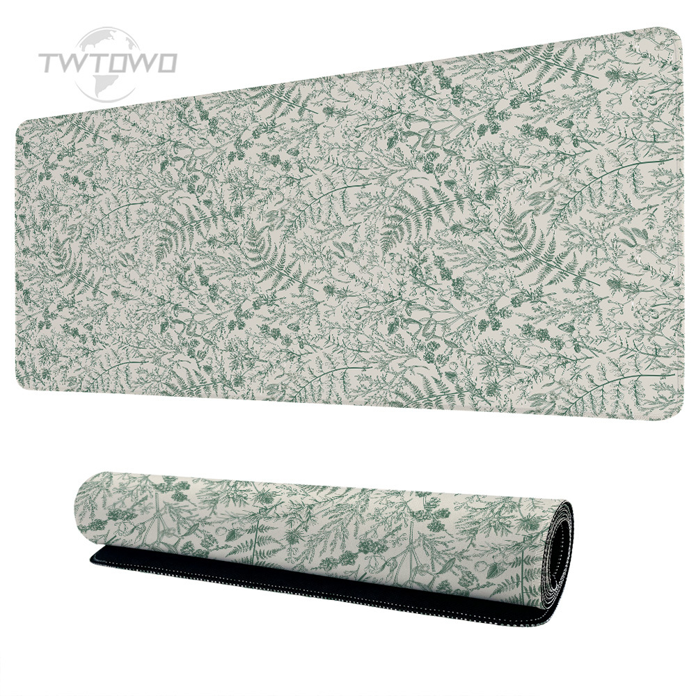 Mouse Pad Gaming Green Flower  - Gaming Keyboard Non Mechanical ulasan dan harga