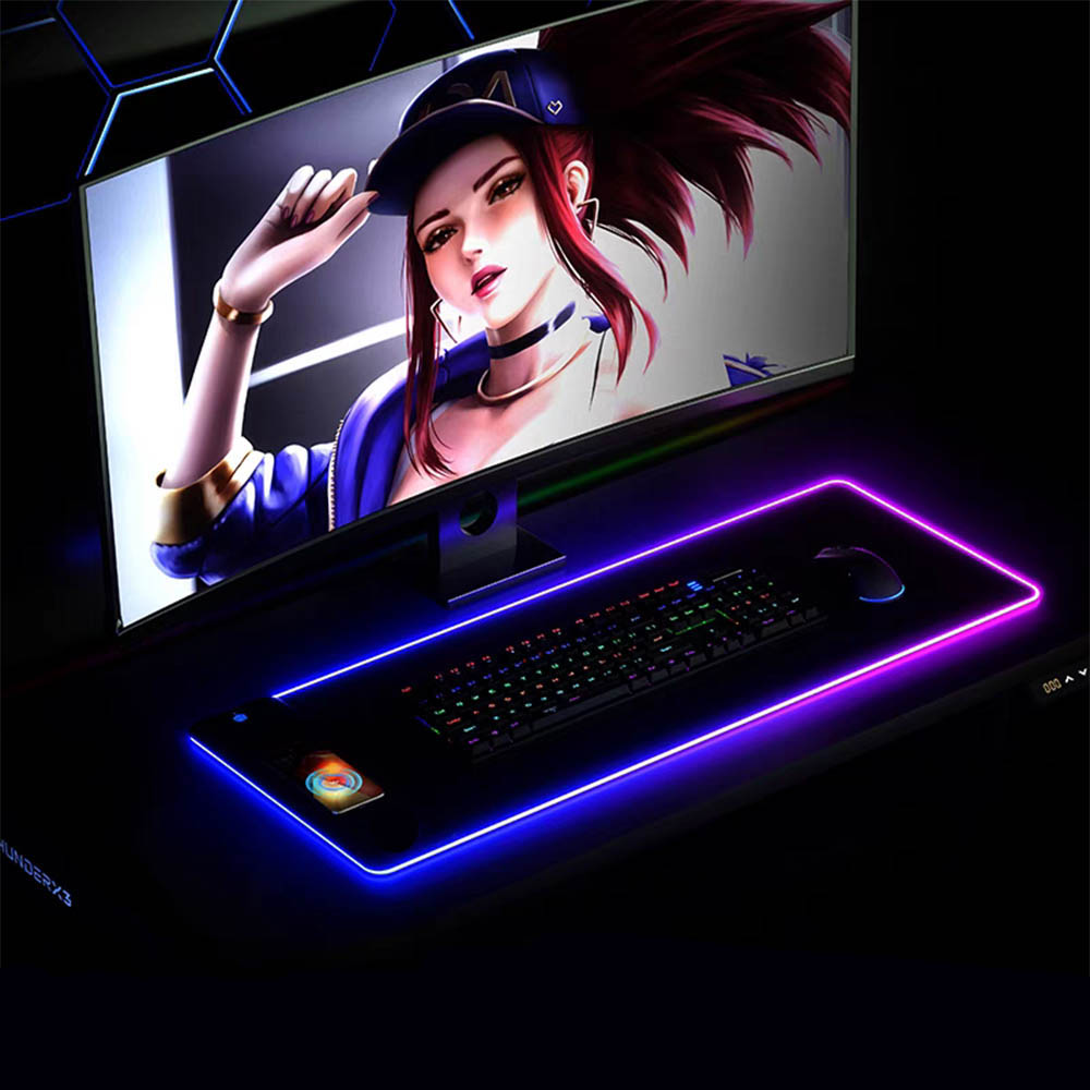 RGB mouse pad with wireless ch - Gaming Keyboard And Mouse Wireless ulasan dan harga