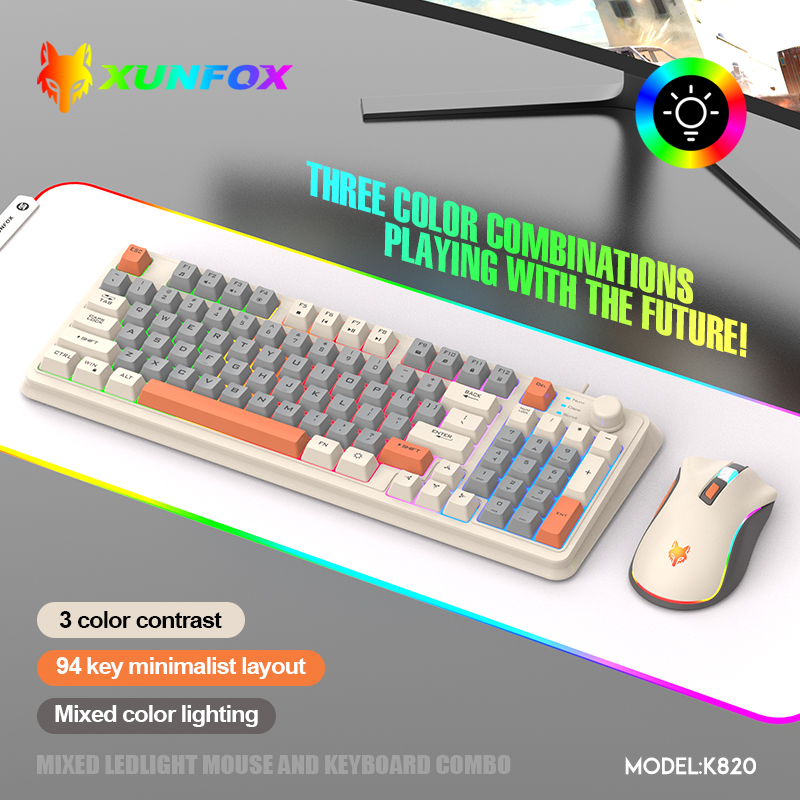 K820 USB Wired Game Keyboard M - Gaming Keyboard And Mouse Wireless ulasan dan harga