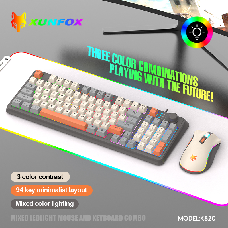 K820 USB Wired Game Keyboard M - Gaming Keyboard And Mouse Wireless ulasan dan harga