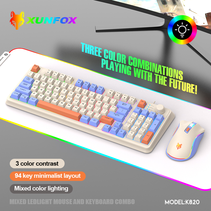 K820 USB Wired Game Keyboard M - Gaming Keyboard And Mouse Wireless ulasan dan harga