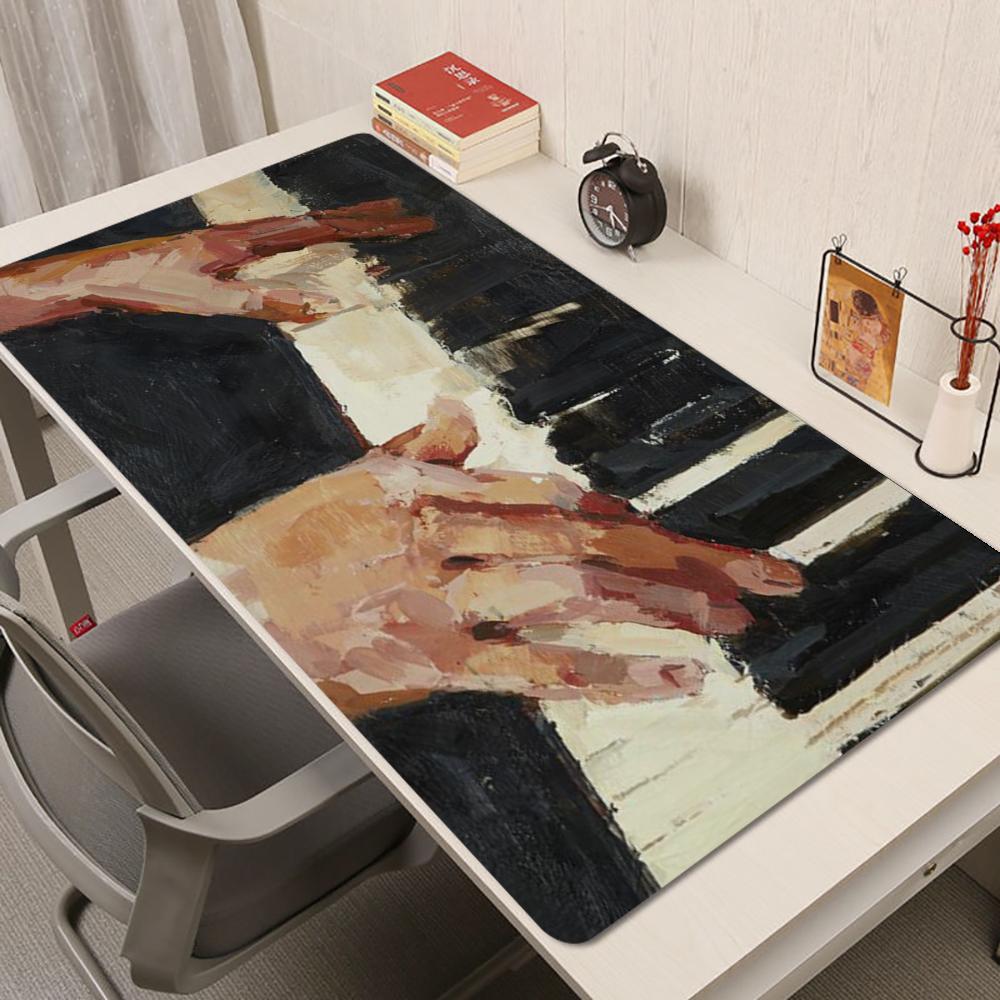 Piano Hands Mouse Pad Multi-Si - Gaming Keyboard Non Mechanical ulasan dan harga