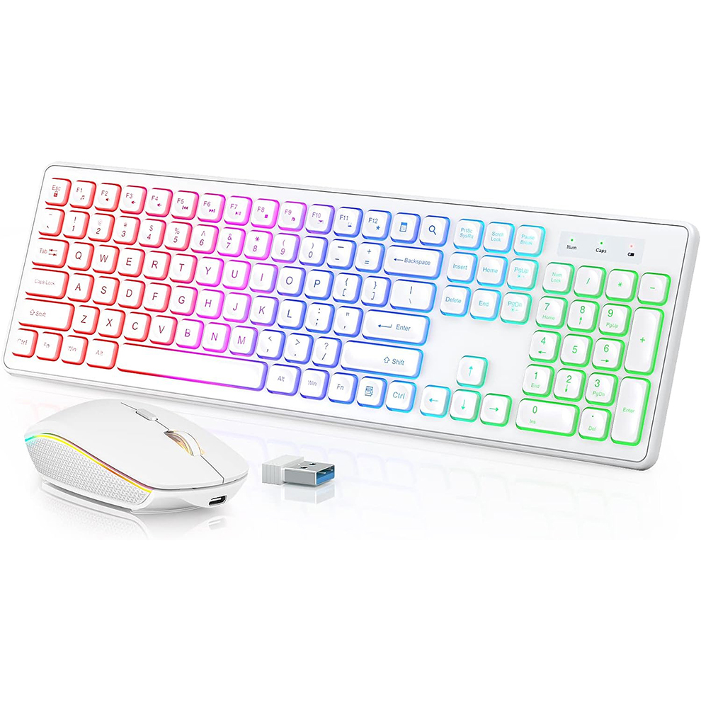 Backlit Wireless Keyboard and  - Gaming Keyboard That Is Quiet ulasan dan harga